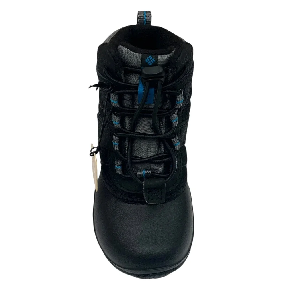 Columbia Rope Tow III Toddler Boys Girls Waterproof Snow Boots Size10 Black Blue